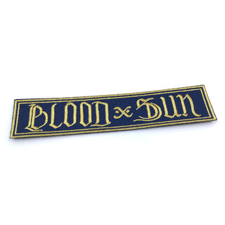 BLOOD AND SUN – Logo, Patch (Gold)
